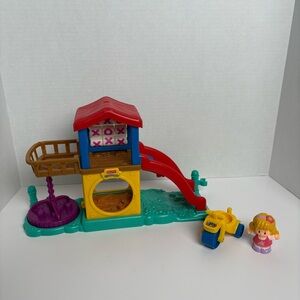 Little People Vintage Playground Set and people